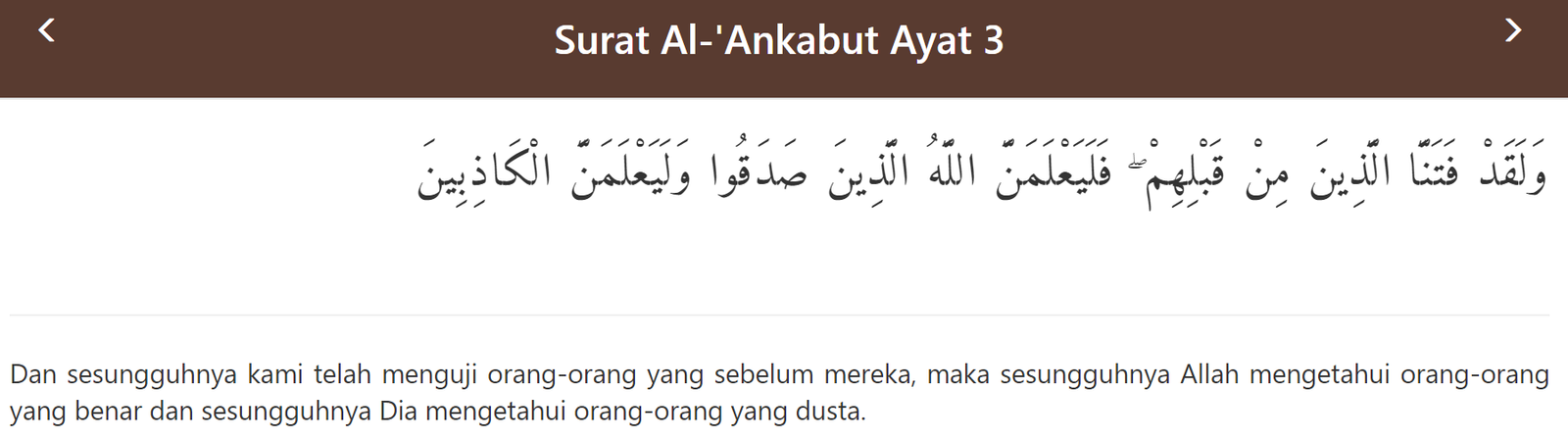 Read more about the article Surah Al Ankabut ; Manusia diuji, Risalah para Nabi, dan Kaum yang Ingkar