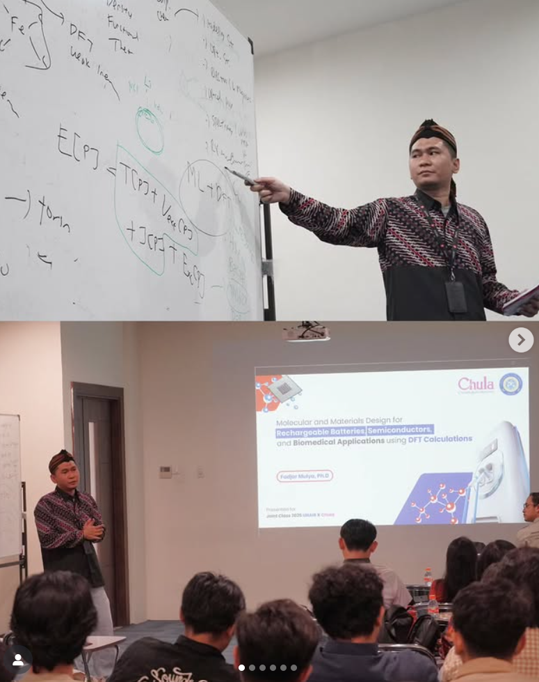 Read more about the article Joint Class 2025: Kolaborasi Nano UNAIR dan Kimia Chulalongkorn University